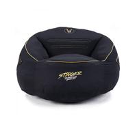 Woxter Puff Gaming Stinger – Ergonómico, con relleno viscoelástico – Negro y dorado