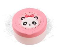 Puff Y Recipiente Para Polvo Para Niños - Algodón PP 10x10x7cm | Contenedor De Polvo Ṕara Niños | Portátil Del Dispensador Del Talco Ďel Viaje P̀ara Las Madres Niñeras Hogar Apartamento Hot
