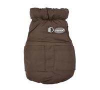 Puffer Vest Jumper Abrigo para Perro Marrón S