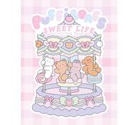 Puffiloafs Sweet Life Coloring Book: For Adults and Teens, Kawaii Aesthetic, Cute and Simple Original Designs for Fun and Relaxation