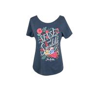 Puffin in Bloom: Sense and Sensibility Women's Relaxed T-Shirt Small