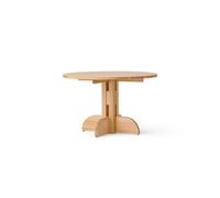 Puffin Mesa de Comedor Ø120 Roble Natural Macizo