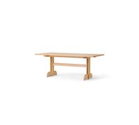 Puffin Mesa de Comedor 200x95 Roble Natural Macizo