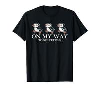 Puffin Watcher Bird Lover Ornithologist Biologist Camiseta