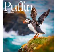 Puffins Calendar 2026: Cute & Playful Photography of Colorful Seabirds