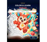Pufflo’s Color & Learn Worlds: A Coloring and Early Learning Adventure with Letters A-Z, Numbers 0-9, Counting, Tracing, and Hidden Objects (Pufflo Learning Collection)