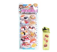 Puffy 3D Stickers - Adorable Food Themed Decorative Stickers, Raised Cute Craft Embellishments with Durable Adhesion, Ideal for Scrapbook Journal Arts Crafts Girls Boys Women