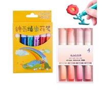 Puffy Bubble Pens - 6 Color Washable Drawing Markers | Kids Crafts