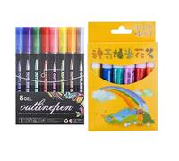 Puffy Bubble Pens - 6 Color Washable Drawing Markers | Kids Crafts