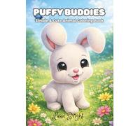Puffy Buddies: Simple & Cute Animal Coloring Book