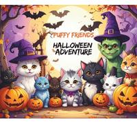 Puffy Friends Halloween: Cute and Fun Kawaii Coloring Book for Kids - 50 Adorable Pages with Spooky Friends, Pumpkins, and Halloween Magic | Every ... Animal Coloring Books for Kids Ages 2-6)