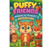 Puffy Friends: Magical Forest Adventure: 100 Cute Animal Coloring Pages for Kids, Toddlers, and Preschoolers, Kawai (Puffy Friends Coloring ... Animal Coloring Books for Kids Ages 2-6)
