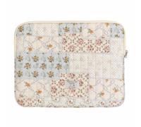 Puffy Laptop Sleeve, Cotton Stylish Quilted Laptop Sleeve Shockproof Sweet