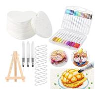 Puffy Paint Crafts, pintura de tela 3D, suministros de arte de esponja de lona, colores vibrantes, ideal para eventos festivos al aire libre, actividades infantiles, proyectos familiares, escuela