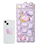 Puffy Stickers | Cartoon Scrapbook Supplies Funny Decor - Cute Animal Stickers Funny Decals | for Office Crafts Scrapbooking Notebook Diary Planner Journal Kids Girls Student