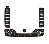 PuFor - Calcomanía de reparación de botón Sh para StickerFor S para radio y control de CA para S, compatible con Ford para S-Max 2011, repuesto de vinilo para botón interior de coche para S