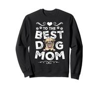 Pug Best Dog Mom Dogs Lovers Funny Mothers Day Sudadera