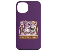 Pug Dad Sleeping In Floral Shabby Chic Bedding With Cute Pug Carcasa para iPhone 13