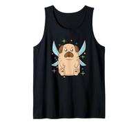 Pug de Hadas con Varita mágica Camiseta sin Mangas