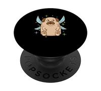 Pug de Hadas con Varita mágica PopSockets PopGrip Adhesivo