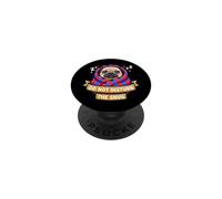 Pug Do Not Funny Disturb The Cute Snug Burrito Manta Perro PopSockets PopGrip Adhesivo