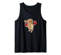 Pug Dog Hace Boxeo Camiseta sin Mangas