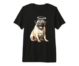 Pug Dog x Angel Pug Camiseta Premium