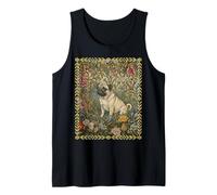 Pug Dulce Cervatillo en un Viejo jardín inglés Camiseta sin Mangas