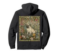 Pug Dulce Cervatillo en un Viejo jardín inglés Sudadera con Capucha