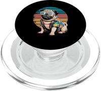 Pug Gafas De Sol Hawái Playa Verano Pugs PopSockets PopGrip para MagSafe