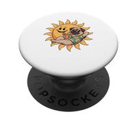 Pug Gafas de Sol Pugs PopSockets PopGrip Adhesivo
