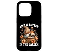 Pug Grandpa Life Is Better In The Garden Gnome For Pug Mom Carcasa para iPhone 15 Pro