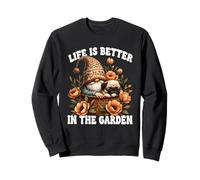Pug Grandpa Life Is Better In The Garden Gnome For Pug Mom Sudadera