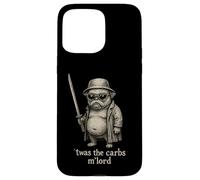 Pug Humor Humor TWAS The Carbs M'Lord Funny Sci-Fi Raro Extraño Carcasa para iPhone 15 Pro MAX