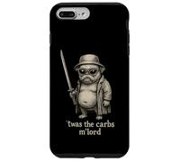 Pug Humor Humor TWAS The Carbs M'Lord Funny Sci-Fi Raro Extraño Carcasa para iPhone 7 Plus/8 Plus