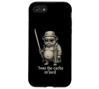 Pug Humor Humor TWAS The Carbs M'Lord Funny Sci-Fi Raro Extraño Carcasa para iPhone SE (2020) / 7/8