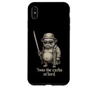 Pug Humor Humor TWAS The Carbs M'Lord Funny Sci-Fi Raro Extraño Carcasa para iPhone XS MAX