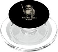 Pug Humor Humor TWAS The Carbs M'Lord Funny Sci-Fi Raro Extraño PopSockets PopGrip para MagSafe