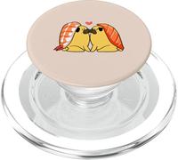 Pug Kiss Sushi PopSockets PopGrip para MagSafe