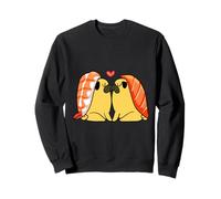 Pug Kiss Sushi Sudadera