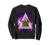 Pug Laser Eyes Funny Dog In Space Galaxy Dogs Lovers Sudadera