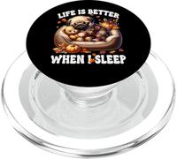 Pug Puppy Funny Fall Saying For Pug Mom Cute Autumn Sleep PopSockets PopGrip para MagSafe