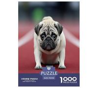 Pug Puzzle Imposible,desafío for Adults Entretenimiento Creativo 1000 Piezas Obra De Arte De Juego De para Adultos Y Niños A Partir De 12 Años 70x50cm/1000pcs