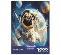 Pug Puzzle Imposible,desafío para Adultos Entretenimiento Creativo 1000 Piezas Obra De Arte De Juego De para Adultos Y Niños Mayores De 12 Años 70x50cm/1000pcs