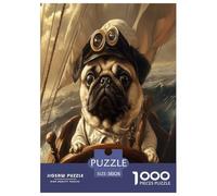 Pug Puzzles Imposible,desafío for Adults Entretenimiento Creativo 1000 Piezas Obra De Arte De Juego De para Adultos Y Niños A Partir De 12 Años 38x26cm/1000pcs