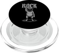 Pug Rock Music Retro Vintage Perro Amante PopSockets PopGrip para MagSafe