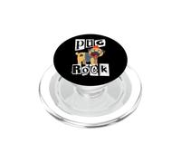 Pug Rock Perro Carlino Juego De Palabras PopSockets PopGrip para MagSafe