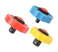 Pugermering 3 Piezas Llave de Carraca Thumbwheel Miniatura Ratchet Reversible Compacta Eficiente de Acero Vanadio para Usuarios Exigentes Adecuada para