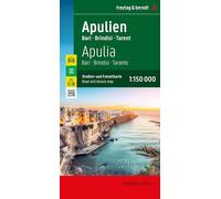 Freytag & Berndt Mapa de carretera y ocio Puglia Bari 1:150.000 (AK 0627) Brindisi Tarent
