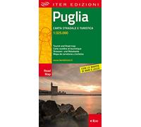 Puglia. Carta stradale e turistica 1:325.000 (Carte stradali)